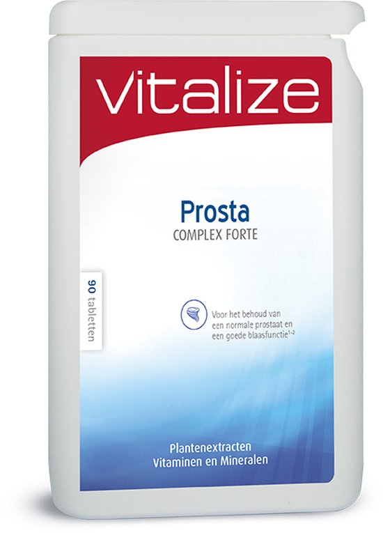 Vitalize Prosta Complex Forte 90 tabletten - Voor het behoud van een goede werking van de prostaat - 100% natuurlijk supplement