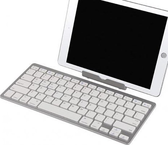Draadloos Toetsenbord - Wireless Keyboard - Bluetooth - Zilver - Merkloos