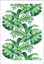 Tropical Leaves 2  (50x70cm) - Wallified - Tropisch - Poster - Print - Wall-Art - Woondecoratie - Kunst - Posters