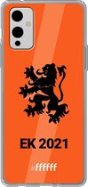 6F hoesje - geschikt voor OnePlus 9 -  Transparant TPU Case - Nederlands Elftal - EK 2021 #ffffff