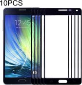 10 PCS Front Screen Outer Glass Lens voor Samsung Galaxy A5 / A500 (zwart)