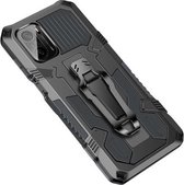 Voor Geschikt voor Xiaomi Poco F3 Armor Warrior schokbestendige pc + TPU beschermhoes (grijs)