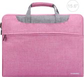 Haweel Oxford Katoen Aktetas Universeel - Laptop 15 inch  - Roze