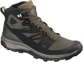 Salomon Outline mid GTX heren wandelsneaker zwart