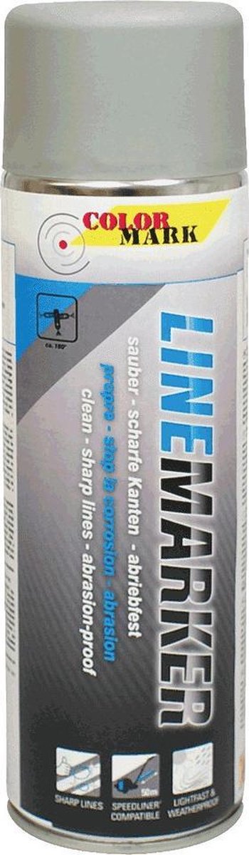 Colormark Linemarker markeerverf, grijs 500 ml