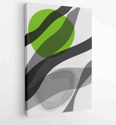 Abstract wall arts vector. Mural wall art 2 - Moderne schilderijen – Vertical – 1899726868 - 40-30 Vertical