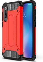 Xiaomi Mi 9 SE Hoesje - Mobigear - Outdoor Serie - Hard Kunststof Backcover - Rood - Hoesje Geschikt Voor Xiaomi Mi 9 SE