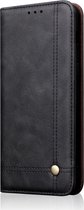 HONOR 8S Hoesje - Mobigear - Stitching Serie - Kunstlederen Bookcase - Zwart - Hoesje Geschikt Voor HONOR 8S