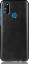Samsung Galaxy M21 Hoesje - Mobigear - Excellent Serie - Hard Kunststof Backcover - Zwart - Hoesje Geschikt Voor Samsung Galaxy M21