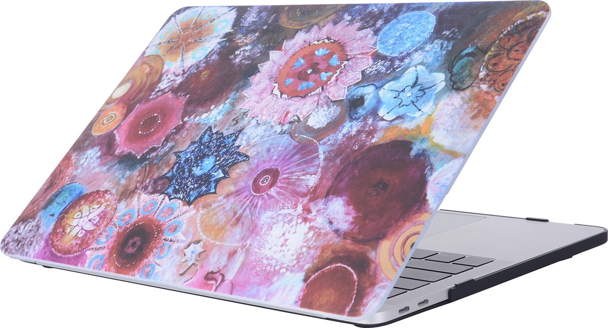 Apple MacBook Pro 15 (2016-2019) Case - Mobigear - Painting Serie - Hardcover - Model 11 - Apple MacBook Pro 15 (2016-2019) Cover