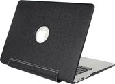 Apple MacBook Pro 13 (2012-2015) Case - Mobigear - Silk Texture United Serie - Hardcover - Zwart - Apple MacBook Pro 13 (2012-2015) Cover