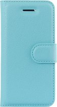 Mobigear Classic Bookcase Hoesje - Geschikt voor Apple iPhone SE (2016) - Blauw