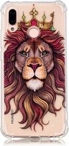Huawei P20 Lite (2018) Hoesje - Mobigear - Design Serie - TPU Backcover - Leeuw - Hoesje Geschikt Voor Huawei P20 Lite (2018)