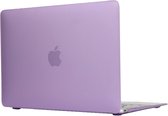 Apple MacBook 12 (2015-2017) Case - Mobigear - Matte Serie - Hardcover - Paars - Apple MacBook 12 (2015-2017) Cover
