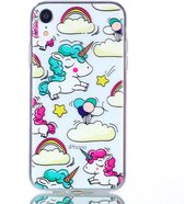 Apple iPhone XR Hoesje - Mobigear - Design Serie - TPU Backcover - Unicorn - Hoesje Geschikt Voor Apple iPhone XR