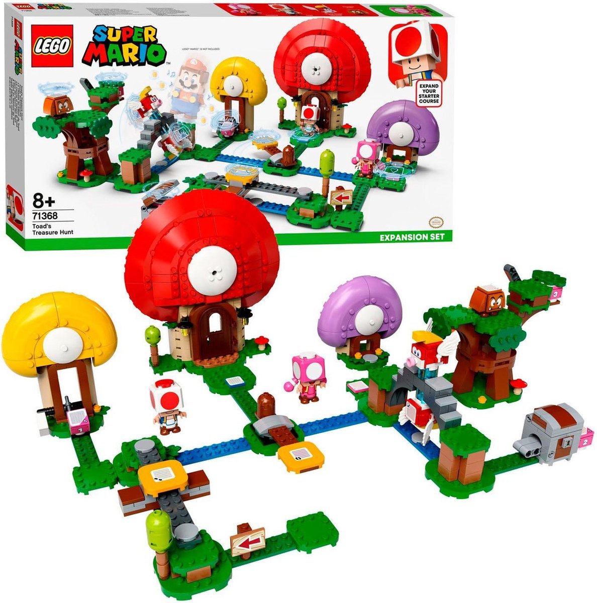 LEGO Super Mario Uitbreidingsset Toads Schattenjacht - 71368 | bol