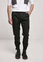 Urban Classics Broek -S- Military Jogg Zwart