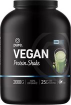 PURE Vegan Protein - vanille - 2000gr - eiwitten -  plantaardige eiwitshake - low carb dieet