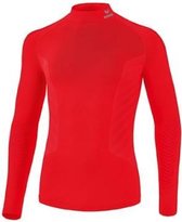 Erima Athletic Longsleeve Met Opstaande Kraag Rood Maat M