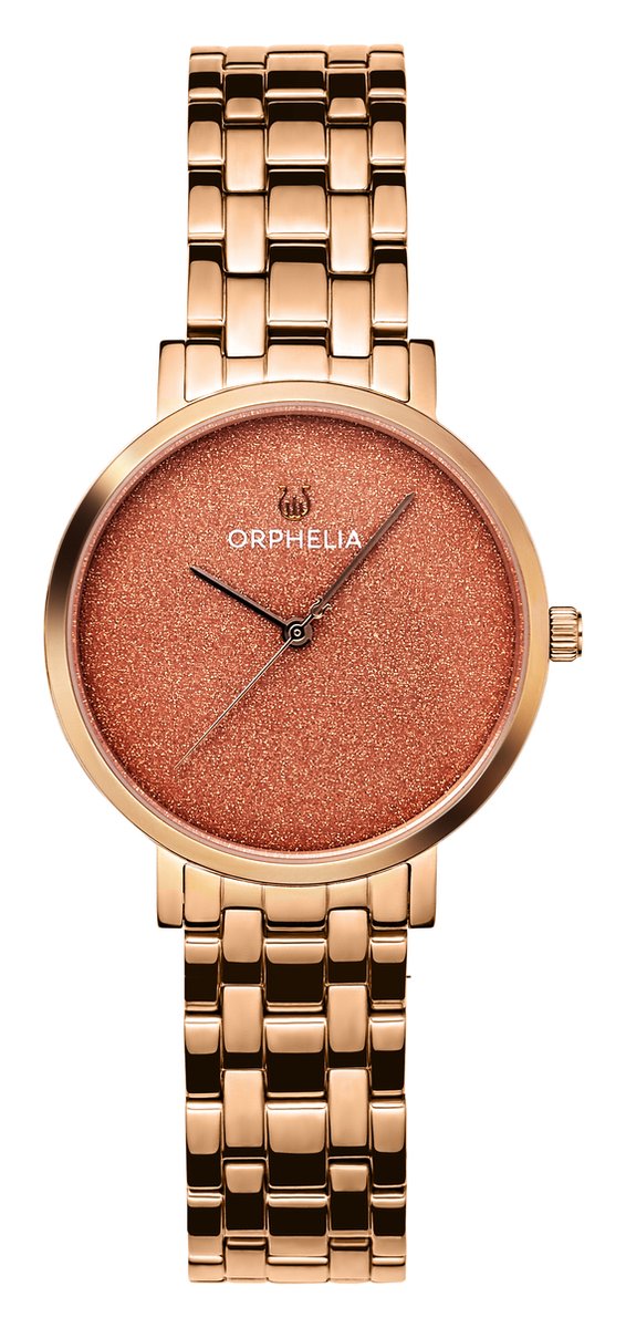 Orphelia Stardust OR12811 Horloge - Staal - Rosékleurig - Ø 36 mm