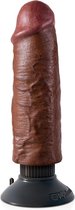 Pipedream - King Cock - Vibrating Cock - 6 Inch - Brown