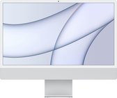 Apple iMac Apple M 61 cm (24") 4480 x 2520 Pixels 8 GB 512 GB SSD Alles-in-één-pc macOS Big Sur Wi-Fi 6 (802.11ax) Zilver