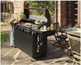Aanbieding! XXL BBQ Gasbarbecue RVS 40+ Steaks