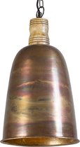 QAZQA burn - Landelijke Hanglamp - 1 lichts - Ø 275 mm - Koper - Woonkamer | Slaapkamer | Keuken