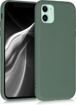 kwmobile telefoonhoesje voor Apple iPhone 11 - Hoesje voor smartphone - Back cover in dennengroen