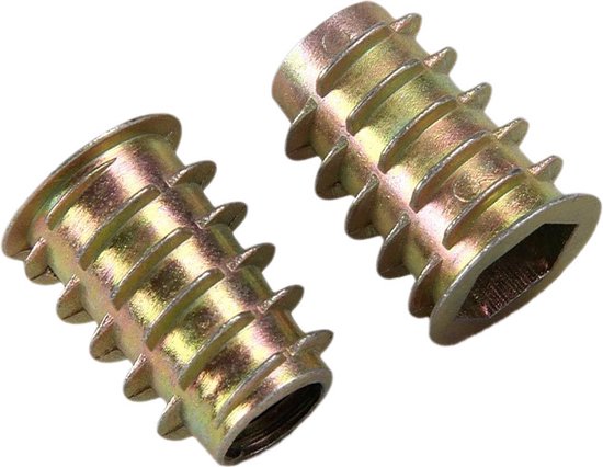 Set de 50 écrous rampes (écrous à visser, M6x10 mm)