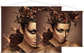 Chocolate Lady ,  - Foto op Textielposter - 60 x 45 cm