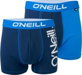 O'Neill 2-Pack Heren Boxershorts Logo and Plain | 9006702