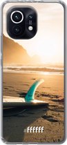 6F hoesje - geschikt voor Xiaomi Mi 11 -  Transparant TPU Case - Sunset Surf #ffffff