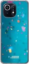 6F hoesje - geschikt voor Xiaomi Mi 11 -  Transparant TPU Case - Confetti #ffffff