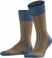 Falke Sokken - Oxford Stripe - Blauw - 43-44