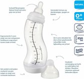 Bol.com Difrax Natural - Babyfles - 250 ml - Blauw (licht) aanbieding