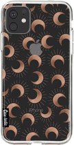 Casetastic Apple iPhone 11 Hoesje - Softcover Hoesje met Design - Shadow Moon Print