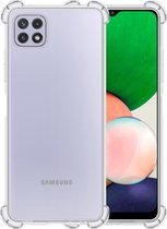 Samsung A22 5G Hoesje Shock - Samsung Galaxy A22 5G Case - Samsung A22 5G Hoes - Transparant