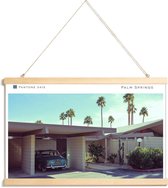 JUNIQE - Posterhanger Palm Springs 5415 -40x60 /Blauw & Grijs