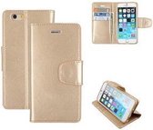 iPhone 7 Telefoonhoesje Portemonnee Wallet Case Goud