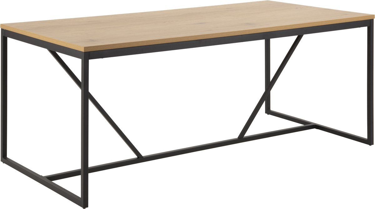Sea eetkamertafel eik, zwart.