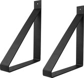 Gorillz Wagon 38 - Porte-tablettes industriels - Acier noir - 2 pièces