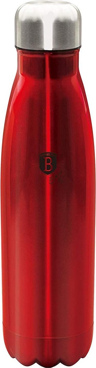 Berlinger Haus Drinkfles Burgundy Vacuüm 0,5 Liter Rvs Rood
