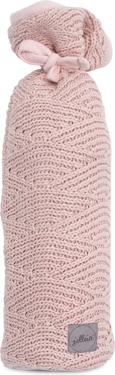 Goedkoopste Jollein Kruikenzak River Knit - Pale Pink