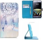 LG X Cam Hoesje Wallet Case Dreamcatcher Print