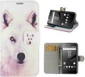 Sony Xperia Z5 Hoesje Case Wolf Wit