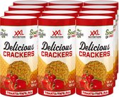 Delicious Crackers - 12 x 13 crackers - Tomato/Paprika