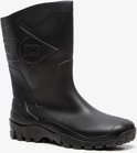 Zwarte Dunlop kuitlaars met profielzool en Dunlop logo.