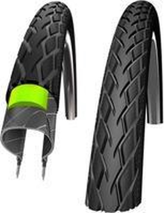 SCHWALBE Marathon R-Guard 20 X 1.50 Zwart Reflecterende Buitenband