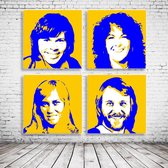 Pop Art ABBA x4